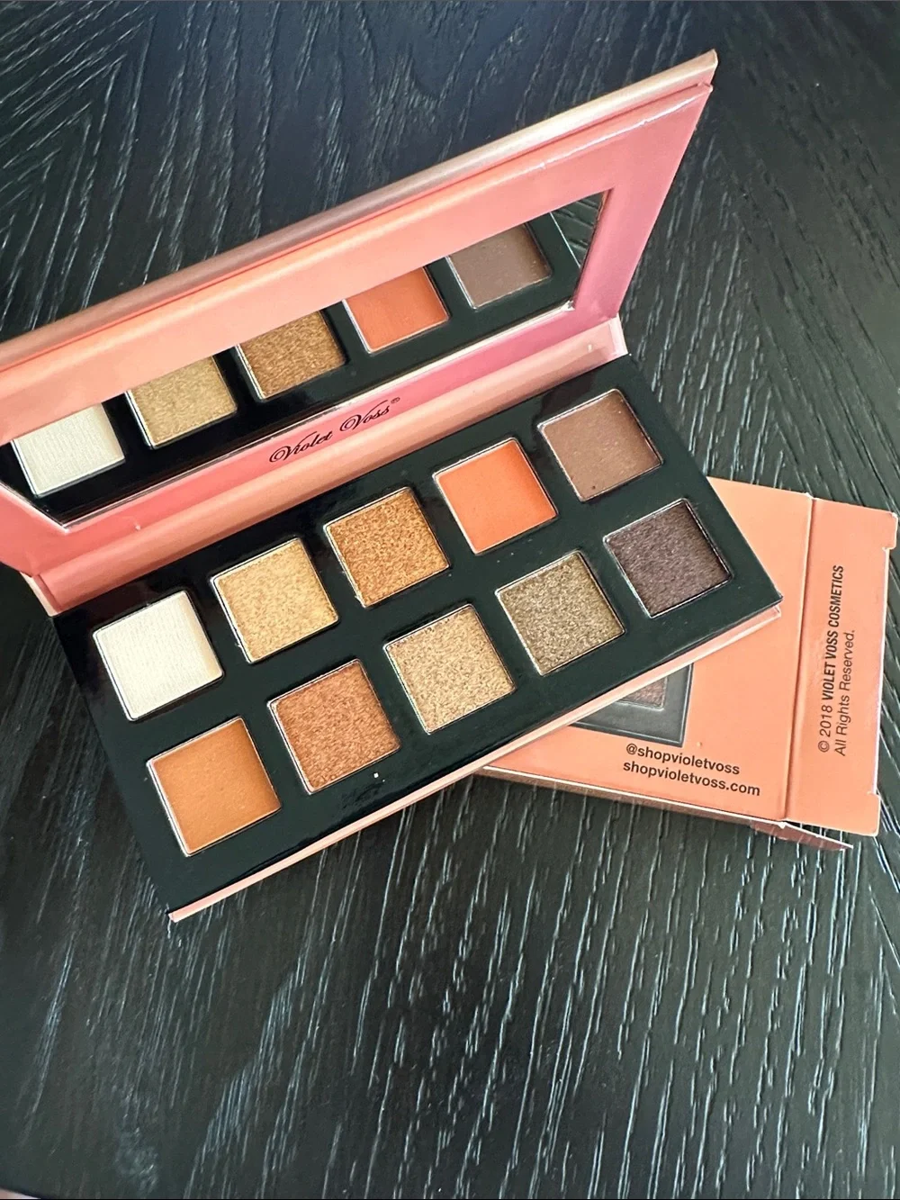 Violet Voss Peach & Bronze Shimmer Matte Eyeshadow Palette
